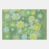 Waterverf van Floral Abstract zout Inpakpapier Vel (Voorkant 2)