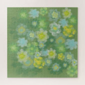 Waterverf van Floral Abstract zout Legpuzzel (Horizontaal)