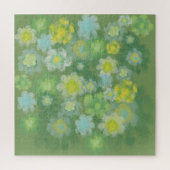 Waterverf van Floral Abstract zout Legpuzzel (Verticaal)