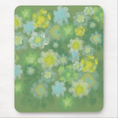 Waterverf van Floral Abstract zout Muismat (Voorkant)