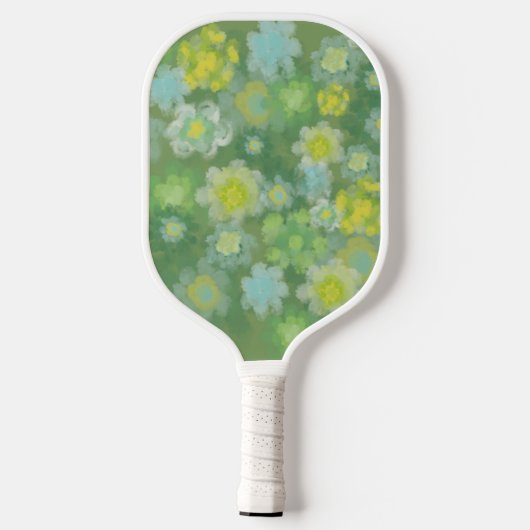 Waterverf van Floral Abstract zout Pickleball Paddle (Achterkant)