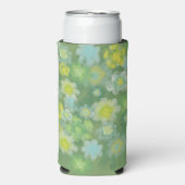 Waterverf van Floral Abstract zout Seltzer Blikjeskoeler (Seltzer Voorkant)