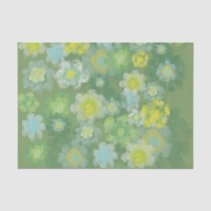 Waterverf van Floral Abstract zout Tissuepapier