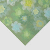 Waterverf van Floral Abstract zout Tissuepapier (Detail)