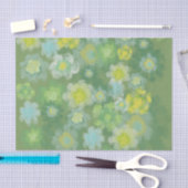 Waterverf van Floral Abstract zout Tissuepapier (Craft)
