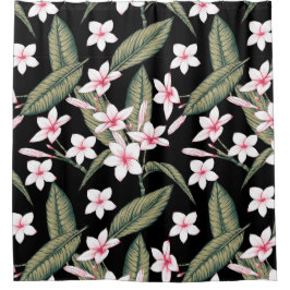  Waterverf van Floral Douchegordijn