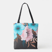  Waterverf van Floral Tote Bag (Achterkant)