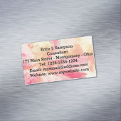  Waterverf van Floral Visitekaartje Magneet (Voorbeeld)