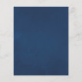 Waterverf van Floral Wedding Flyer (Achterkant)