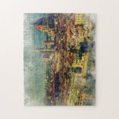 Waterverf van Florence dome italië middellandse ze Legpuzzel (Verticaal)