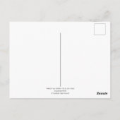 Waterverf van frituurkikkers en harten briefkaart (Achterkant)