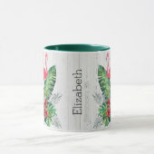 Waterverf van gepensioneerde Flamingo Mok (Midden)