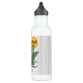 Waterverf van gepensioneerde Flamingo Waterfles (Rechts)