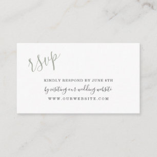 Waterverf van getande zaden Petals bruiloft RSVP o Informatiekaartje