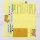 Waterverf van gezondheidsdossiers (Voorkant / Achterkant)