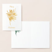 Waterverf van goudfoliezakjes met golflengte folie kaarten (Display)