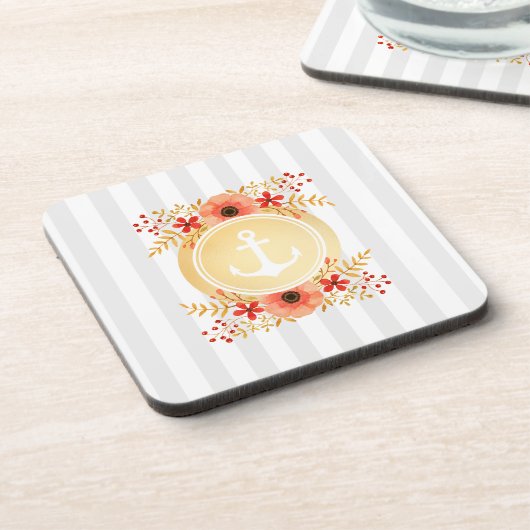 Waterverf van goudkoorts met schuine streep bier onderzetter (Linkerzijde)