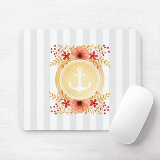 Waterverf van goudkoorts met schuine streep muismat (Met muis)