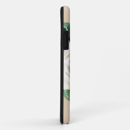 Waterverf van goudroze ivoor met Jouw naam Case-Mate iPhone Case (Achterkant/rechts)