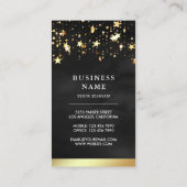 Waterverf van goudvruchten Kleurrijke vruchtensap Visitekaartje (Achterkant)