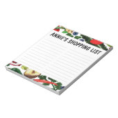 Waterverf van groenten en fruit notitieblok (Linkerzijde)