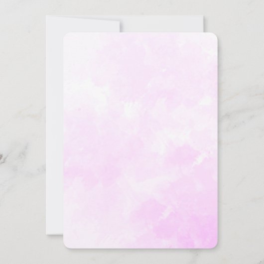 Waterverf van hart en liefde kaart (Achterkant)