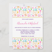 Waterverf van hart en liefde kaart (Voorkant)