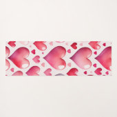 Waterverf van harten yogamat (Achterkant (horizontaal))