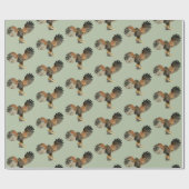 Waterverf van Hawk Flapping Wings Cadeaupapier (Vlak)