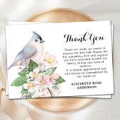 Waterverf van herdenking Floral sympathie begrafen Bedankkaart