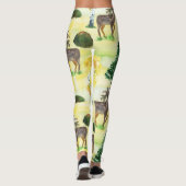 Waterverf van herten leggings (Achterkant)