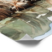 Waterverf van het American Samoa National Park Poster (Hoek)