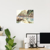 Waterverf van het American Samoa National Park Poster (Thuiskantoor)