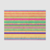 Waterverf van het bloeden Stripes tissuepapier (Voorkant)