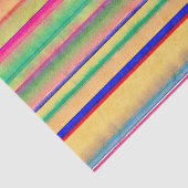 Waterverf van het bloeden Stripes tissuepapier (Detail)