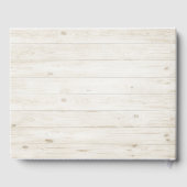 Waterverf van het bruiloft van het Guestbook Gastenboek (Achterkant)