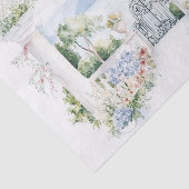 Waterverf van het Comomeer Tissuepapier (Detail)