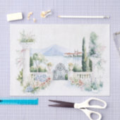 Waterverf van het Comomeer Tissuepapier (Craft)