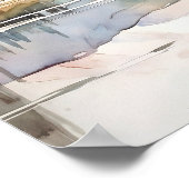 Waterverf van het Denali National Park Poster (Hoek)