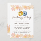 WATERVERF VAN HET DINER VAN DE VRIENDSCHAP KAART (Voorkant / Achterkant)