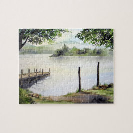 Waterverf van het district Cumbria van het meer va Legpuzzel