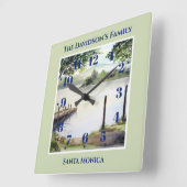 Waterverf van het district Cumbria van het meer va Vierkante Klok (Hoek)