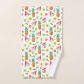 Waterverf van het fruitpatroon bad handdoek (Handdoek)