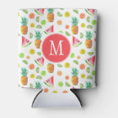 Waterverf van het fruitpatroon blikjeskoeler (Voorkant)