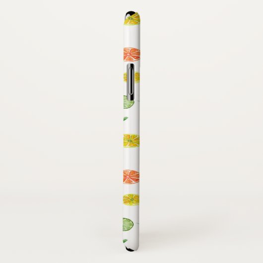 Waterverf van het fruitpatroon Case-Mate iPhone case (Achterkant / rechts)