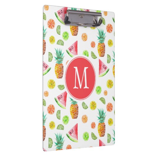 Waterverf van het fruitpatroon klembord (Rechts)