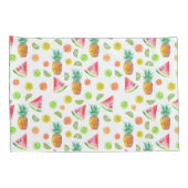 Waterverf van het fruitpatroon kussensloop (Achterkant-Rechts)