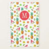 Waterverf van het fruitpatroon planner (Voorkant)