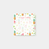 Waterverf van het fruitpatroon post-it® notes (Voorkant)