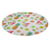 Waterverf van het fruitpatroon snijplank (Hoek)